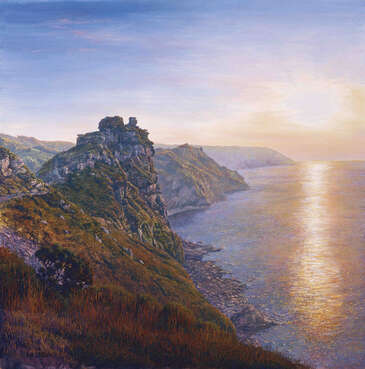 Sunset, the Valley of the Rocks