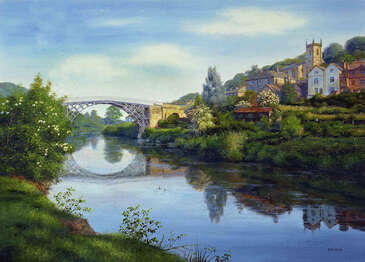 Early sunlight, Ironbridge