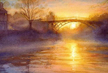Golden light, Ironbridge