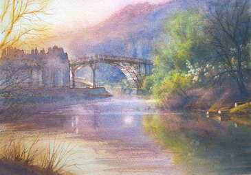 Shimmering light, Ironbridge