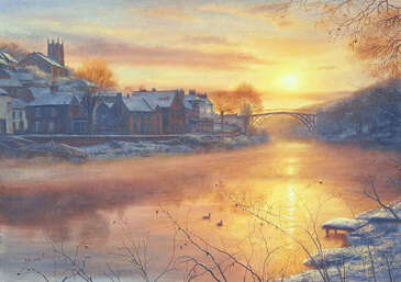 Winter sunrise, Ironbridge