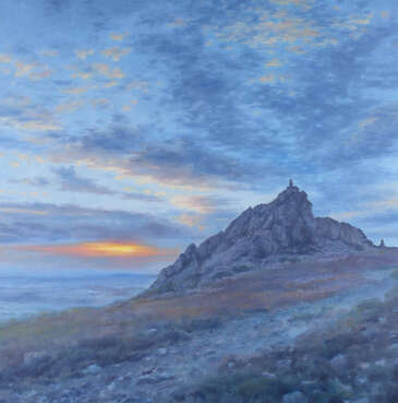 Last light, the Stiperstones