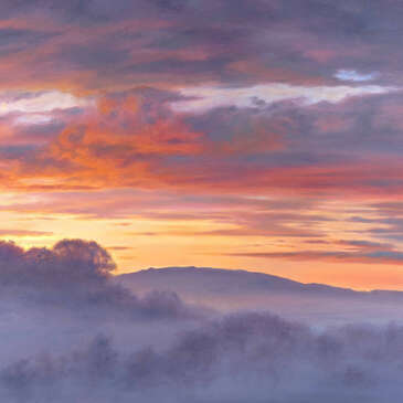 Westerly skies, the Wrekin