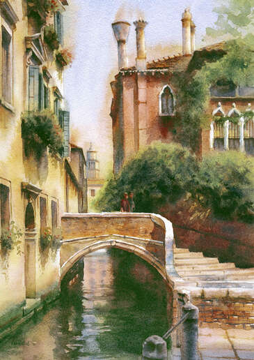 A Quiet canal in Venice