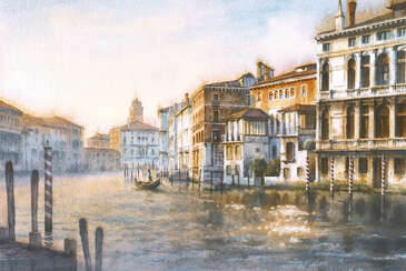 Evening light, North from Accademia