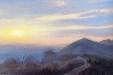 First light, Malvern