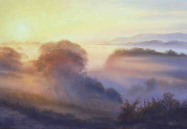 Sunrise over the Teme Valley