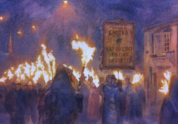 Burning time, Lewes