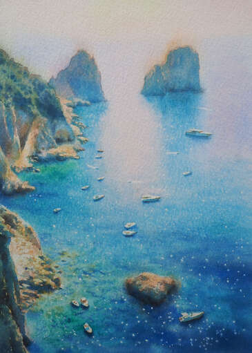 High Summer, Faraglioni, Capri