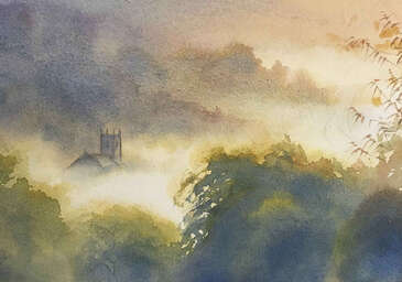 St Luke's from Patten Rock quarry