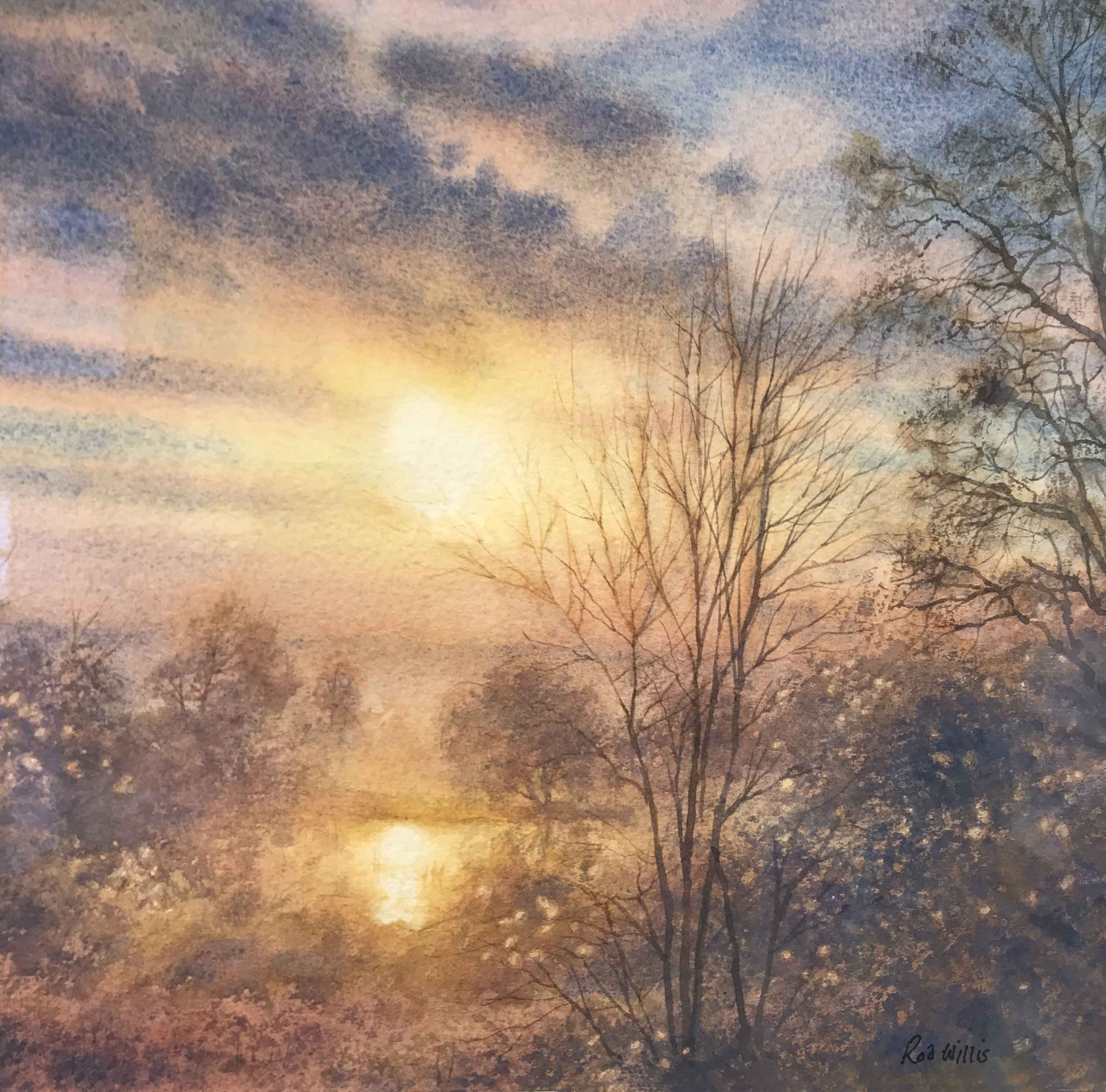 Morning sunlight, Beeches Fields 