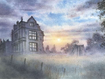 After the storm, Moreton Corbet