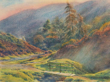 Afternoon rays, Carding Mill Valley